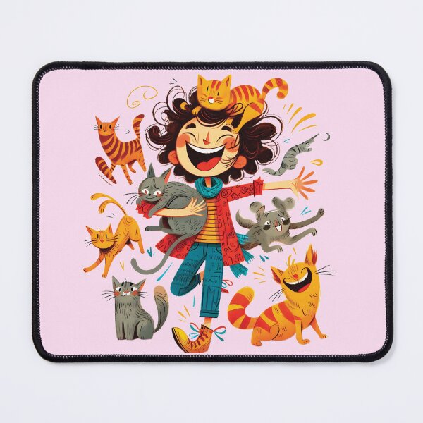 Item preview, Happy Cat Lady Rescues Adorable Stray Cats With Love And Forever Home designed and sold by scooterbaby.