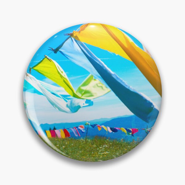 Item preview, Colorful banners blowing in the summer breeze designed and sold by jklune.