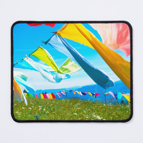 Item preview, Colorful banners blowing in the summer breeze designed and sold by jklune.