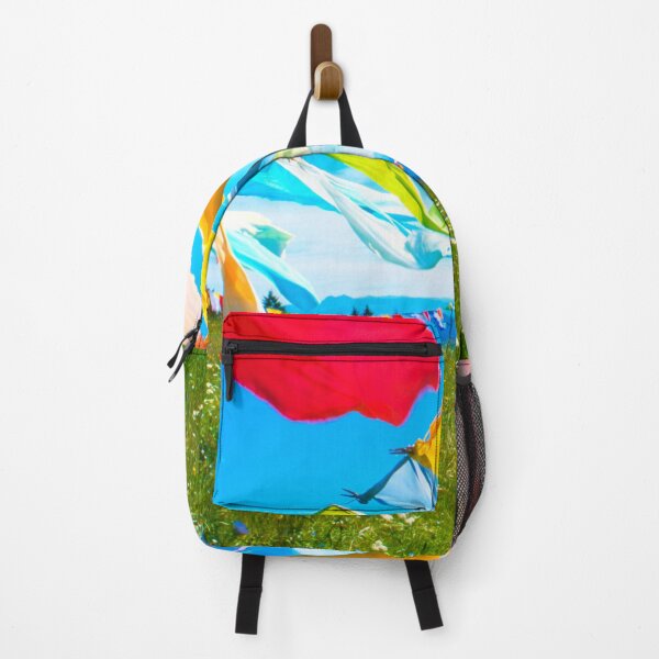 Item preview, Colorful banners blowing in the summer breeze designed and sold by jklune.