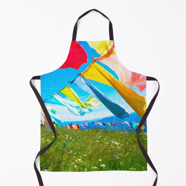Item preview, Colorful banners blowing in the summer breeze designed and sold by jklune.