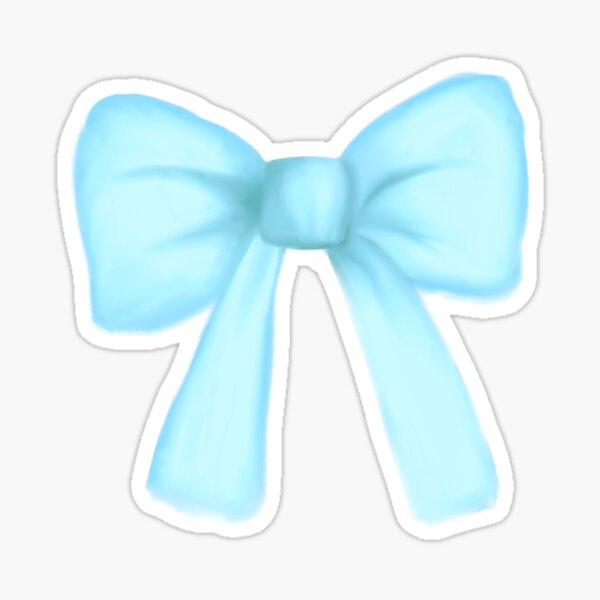 Item preview, Pale Blue Bow designed and sold by BlissfulBean.