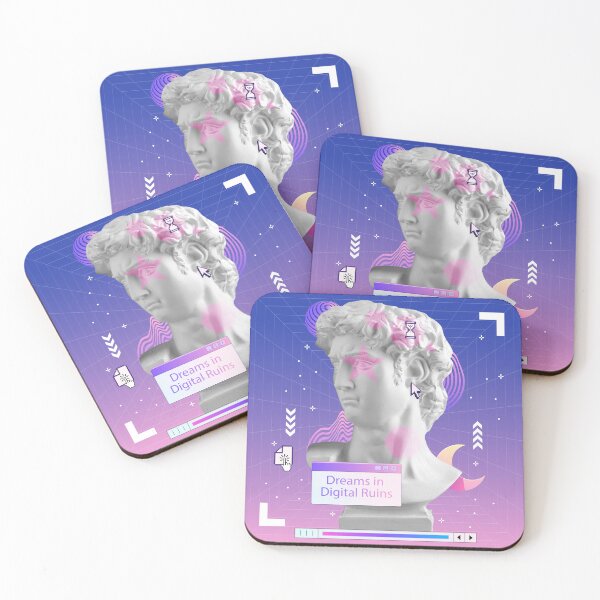 Item preview, Vaporwave Dreams in Neon Ruins designed and sold by Italkam.