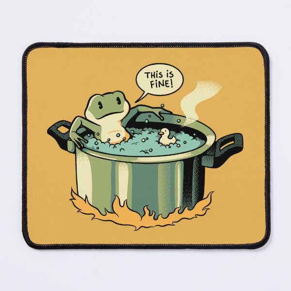 Item preview, Thats Fine Frog Cooking Pot by Tobe Fonseca designed and sold by Tobe Fonseca®.