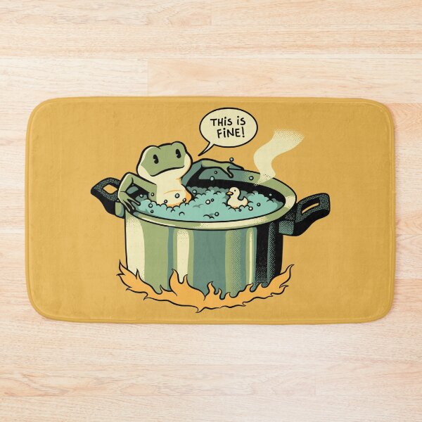 Item preview, Thats Fine Frog Cooking Pot by Tobe Fonseca designed and sold by Tobe Fonseca®.