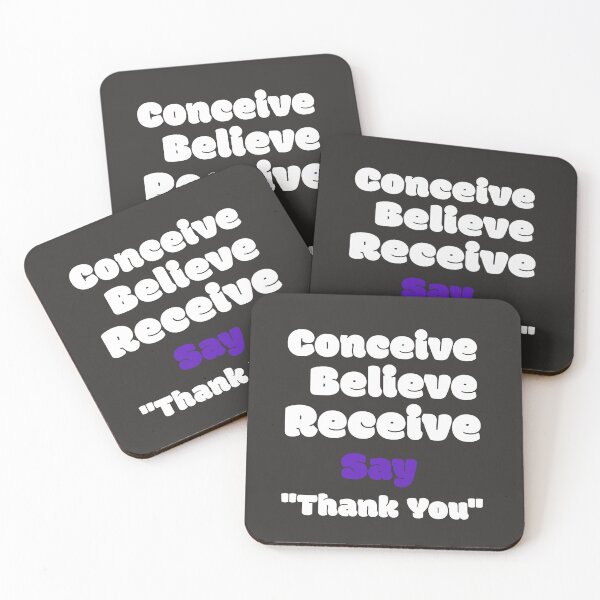 Item preview, Conceive-Believe-Receive say Thank You designed and sold by MySourceis.