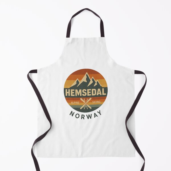 Item preview, Hemsedal Norway Alpine Skiing Sunset Retro Vintage designed and sold by queenzoid.