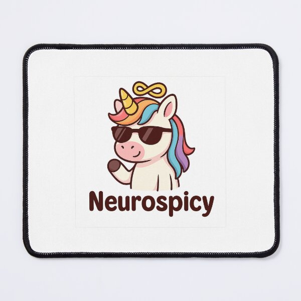 Item preview, Cool Neurospicy Unicorn designed and sold by ndmedia.