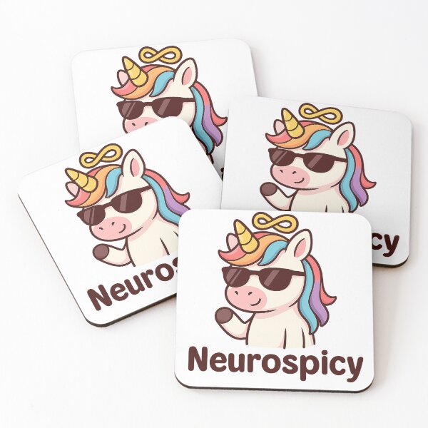 Item preview, Cool Neurospicy Unicorn designed and sold by ndmedia.