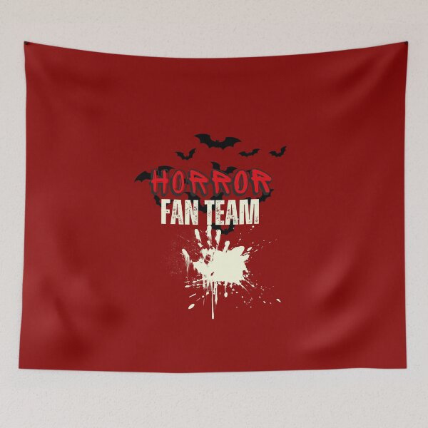 Item preview, Horror Team Fan – Spooky Design for Horror Lovers & Gothic Aesthetics designed and sold by Favbookshelf by Manik.