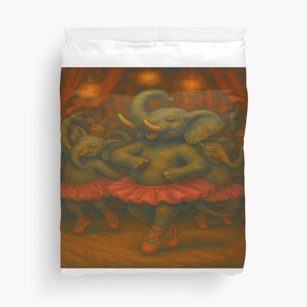Item preview, Elephants in a Ballet Recital designed and sold by ArtframeAnimals.