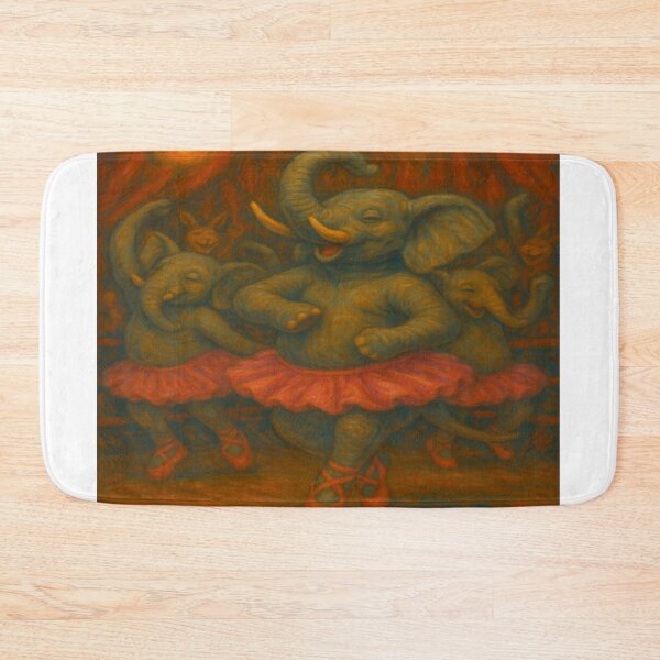 Item preview, Elephants in a Ballet Recital designed and sold by ArtframeAnimals.