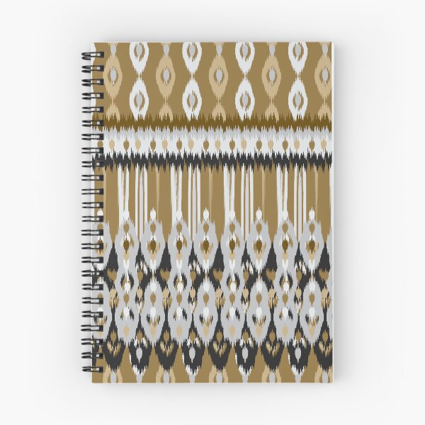 Item preview, Tiger Gold Ikat Border Pattern Seamless Repeat  designed and sold by Sharon Schwalbe.