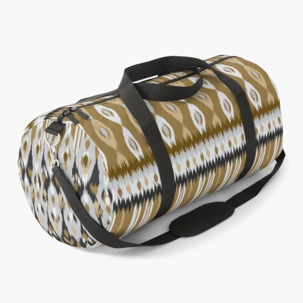 Item preview, Tiger Gold Ikat Border Pattern Seamless Repeat  designed and sold by Sharon Schwalbe.