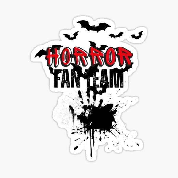 Item preview, Horror Team Fan – Spooky Design for Horror Lovers & Gothic Aesthetics designed and sold by Favbookshelf by Manik.