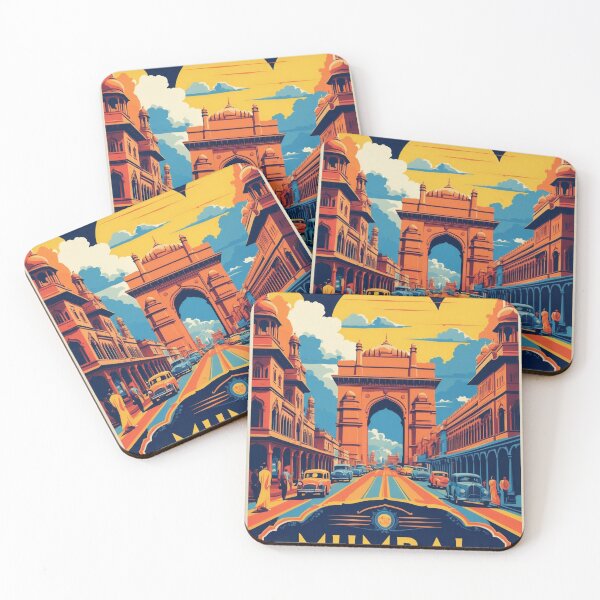 Item preview, Mumbai India Vintage Travel Tourism  designed and sold by TravelersGems.