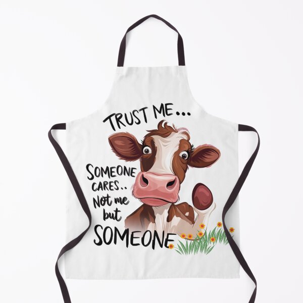 Item preview, Funny Cow Quote Design – “Trust Me, Someone Cares... Not Me But Someone” – Cute Farm Animal Humor Graphic for T-Shirts & Gifts designed and sold by sornchai4917.