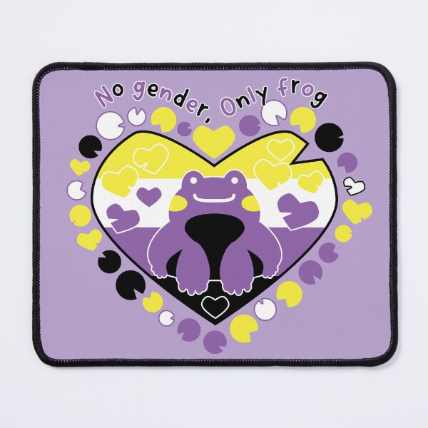 Item preview, No gender, only frog [nonbinary] designed and sold by deadbeatprince-typography.