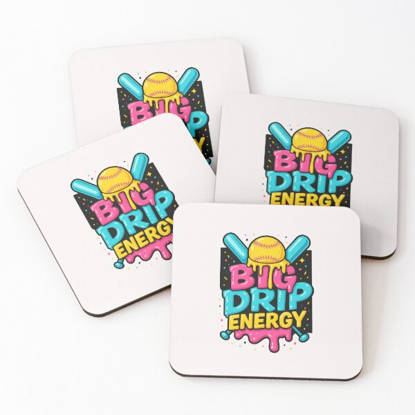 Item preview, Baseball Big Drip Energy Boys Ice Cream Dripping Baseball designed and sold by facegm.