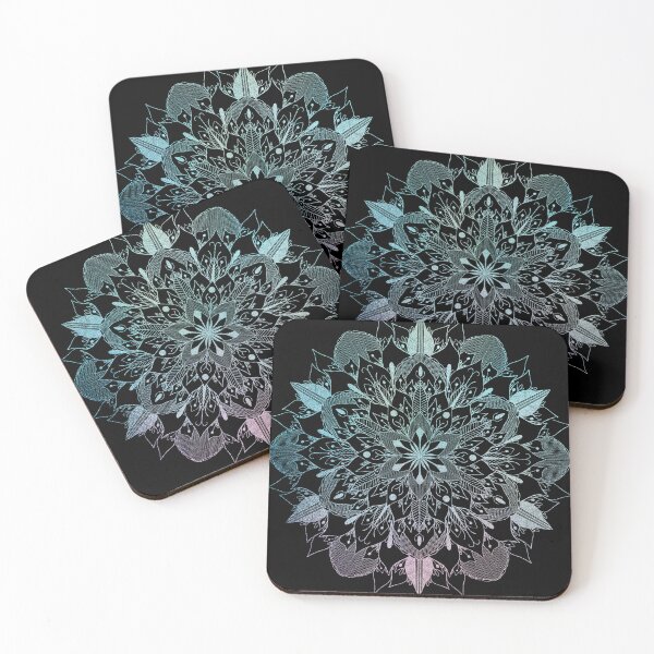 Item preview,  Infinite Mandala-Multi-colour With Black Background designed and sold by MIK's SHOP.
