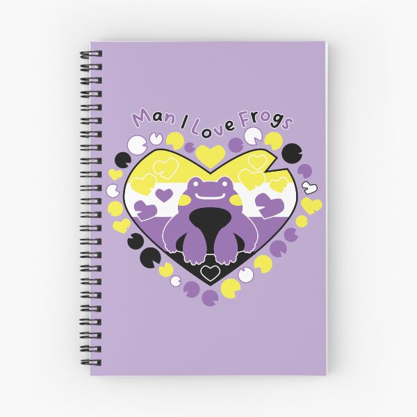 Item preview, Man I Love Frogs [nonbinary] designed and sold by deadbeatprince-typography.