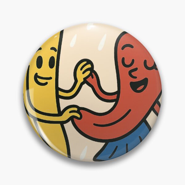 Item preview, Just Chilin' Series: Banana and Tongue in Love - Dancing in the Rain designed and sold by lapart.