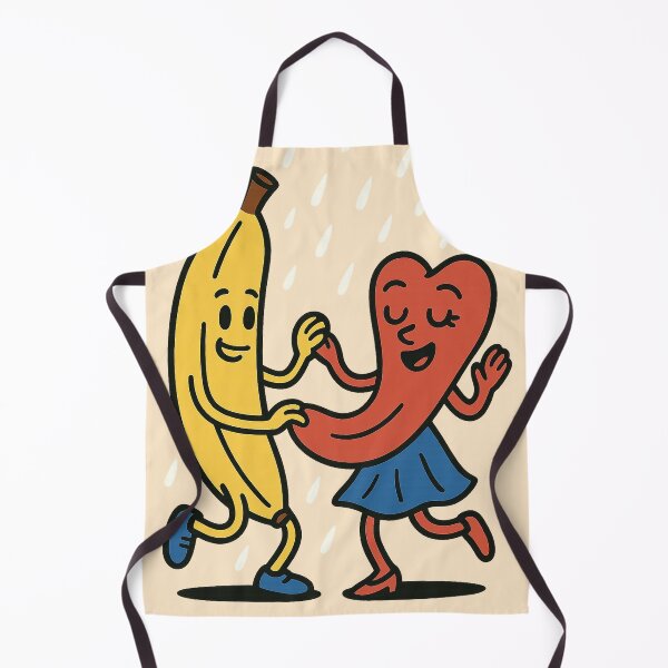 Item preview, Just Chilin' Series: Banana and Tongue in Love - Dancing in the Rain designed and sold by lapart.