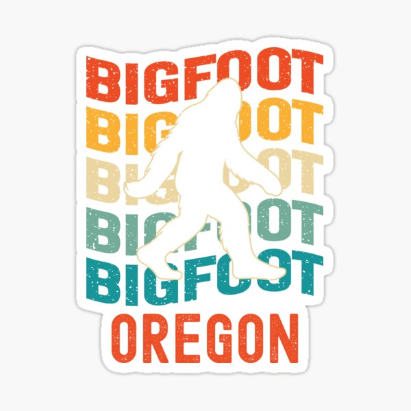 Item preview, Big Foot  Oregon Retro Design PNW Cryptid designed and sold by WigOutlet.