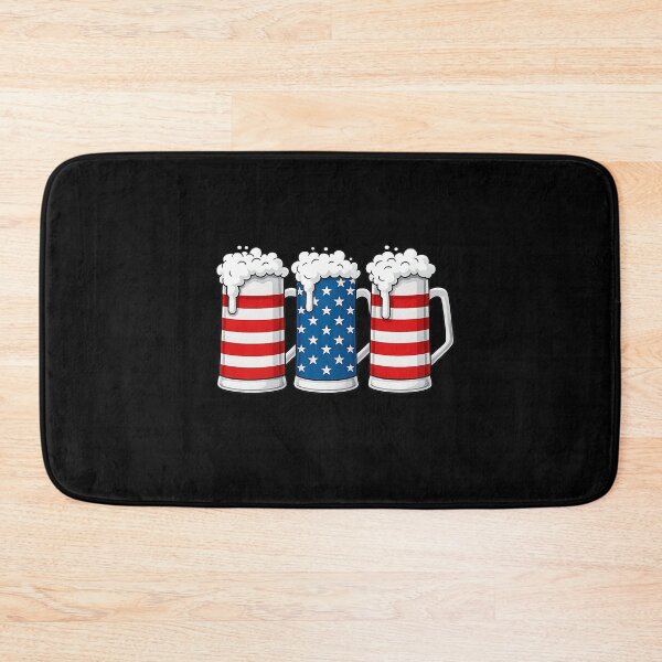 Item preview, Beer American Flag 4th of July Men Women Merica Drinking USA designed and sold by facegm.