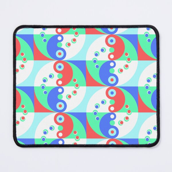 Item preview, Retro-Modern Design 6-2: Reciprocity – Red and Blue designed and sold by SBVillard.