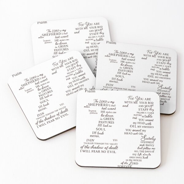 Item preview, Psalm 23 Typography designed and sold by SoledadDuBuque9.