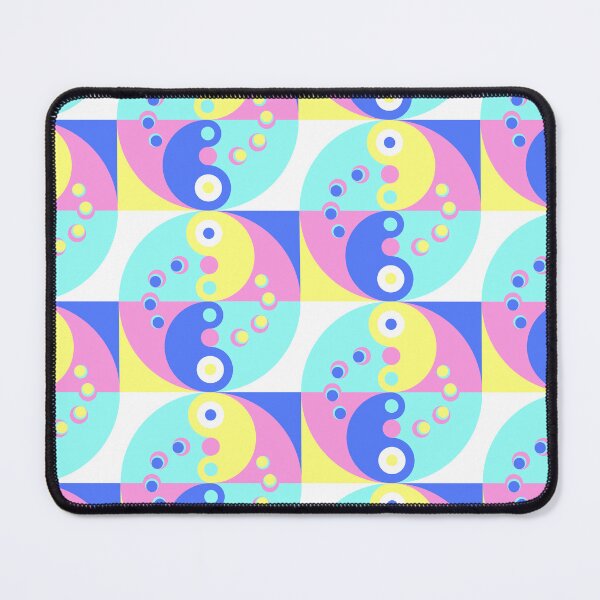 Item preview, Retro-Modern Design 6-1: Reciprocity – Yellow and Blue designed and sold by SBVillard.