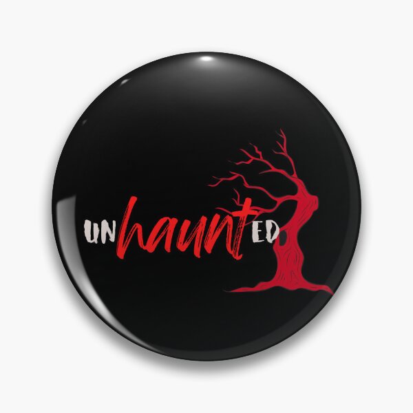Item preview, Unhaunted – Hauntingly Bold Design with Blood-Red Tree & Gothic Calligraphy designed and sold by Favbookshelf by Manik.