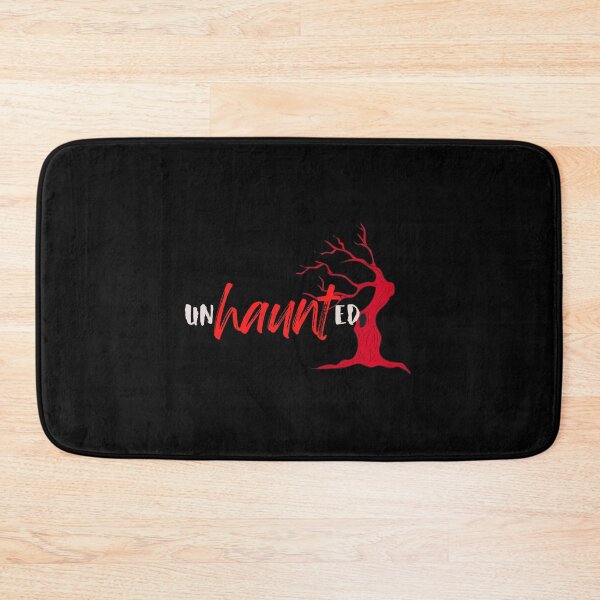 Item preview, Unhaunted – Hauntingly Bold Design with Blood-Red Tree & Gothic Calligraphy designed and sold by Favbookshelf by Manik.