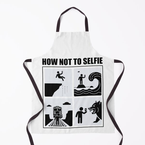 Item preview, How Not to Selfie – Funny Safety Guide Icons designed and sold by BeamiCreations.