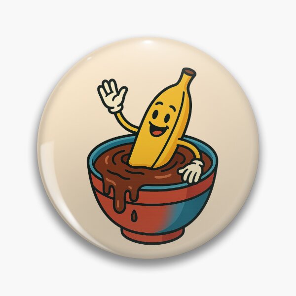 Item preview, Just Chillin' Series: Banana enjoying Melted Chocolate #01 designed and sold by lapart.
