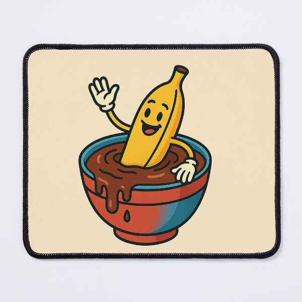Item preview, Just Chillin' Series: Banana enjoying Melted Chocolate #01 designed and sold by lapart.