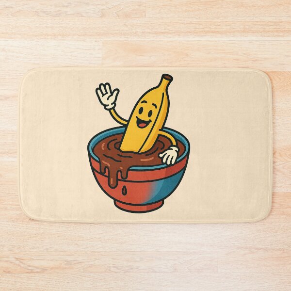 Item preview, Just Chillin' Series: Banana enjoying Melted Chocolate #01 designed and sold by lapart.