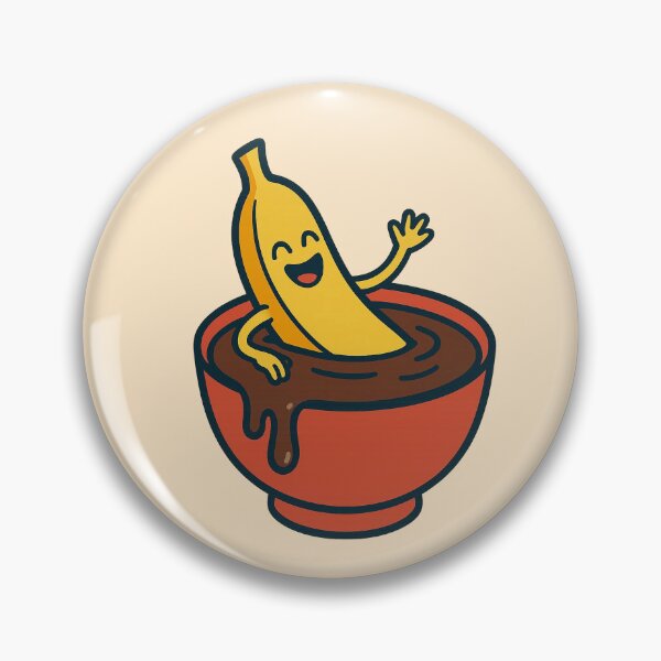 Item preview, Just Chillin' Series: Banana enjoying Melted Chocolate #02 designed and sold by lapart.