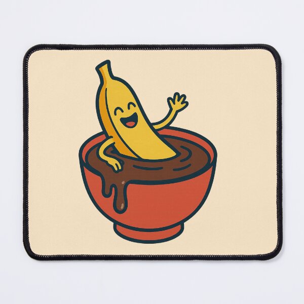 Item preview, Just Chillin' Series: Banana enjoying Melted Chocolate #02 designed and sold by lapart.