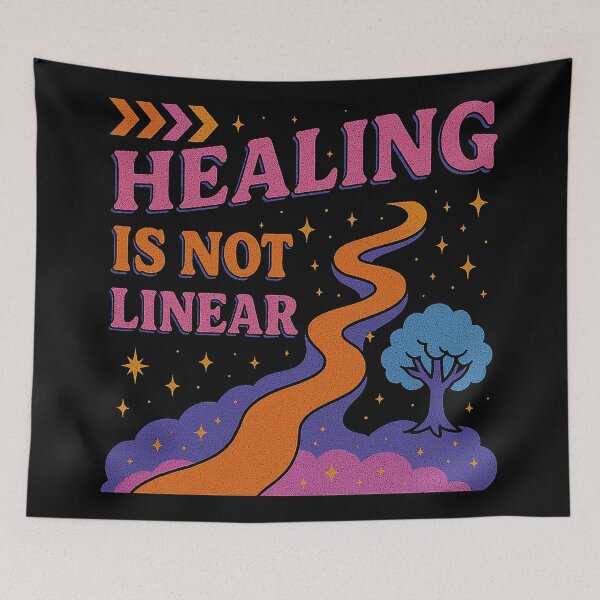 Item preview, The Non-Linear Healing Journey Art designed and sold by zzz888.