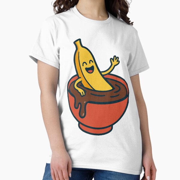 Item preview, Just Chillin' Series: Banana enjoying Melted Chocolate #02 designed and sold by lapart.