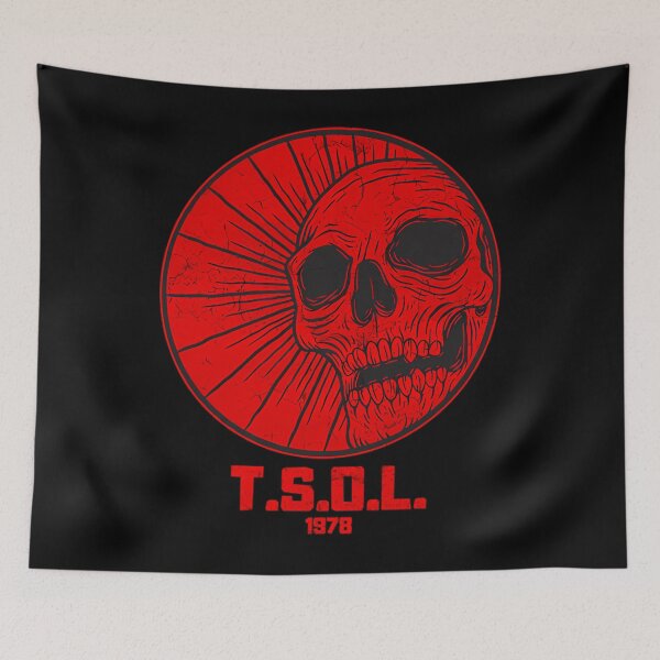 Item preview, T.S.O.L - Skull Red Vintage  designed and sold by vsropatn.