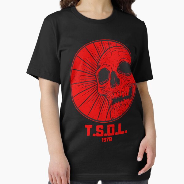 Artikel-Vorschau von T.S.O.L - Totenkopf Rot Vintage, designt und verkauft von vsropatn.