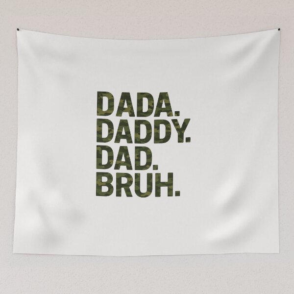 Item preview, Dada Daddy Dad Bruh Shirt Funny Fathers Day Camo Dad Bruh designed and sold by diyoor.