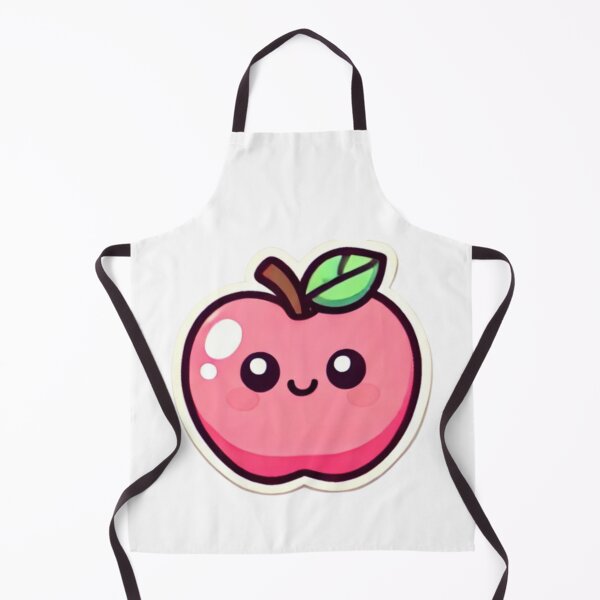 Item preview, Kawaii apple sticker designed and sold by edleon.
