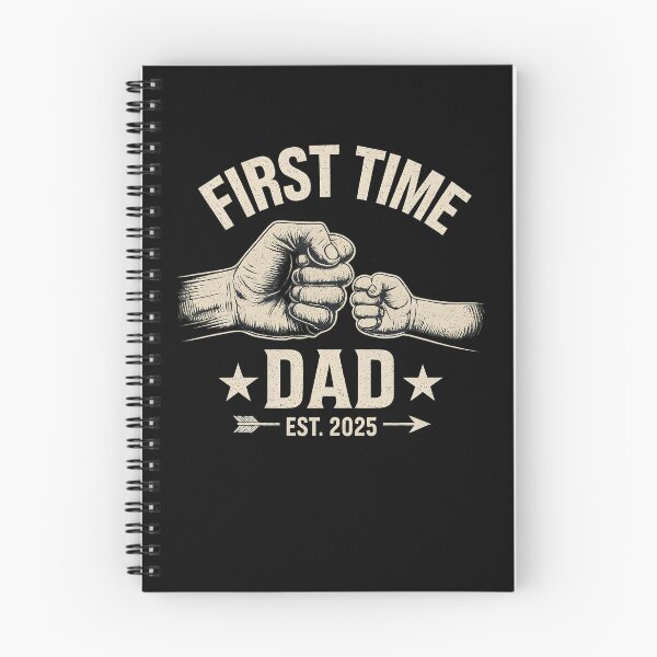 Item preview, First Time Dad Est 2025 Fist Bump New Dad Funny Father's Day designed and sold by diyoor.