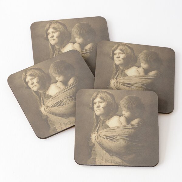 Item preview, A Hopi Mother by Edward S. Curtis – Historic Native American Photograph designed and sold by paulo silveira.