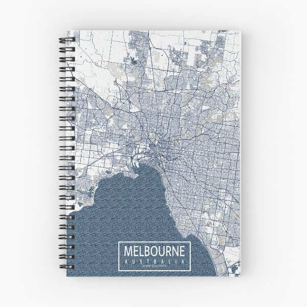 Item preview, Melbourne City Map of Australia - Coastal designed and sold by deMAP.