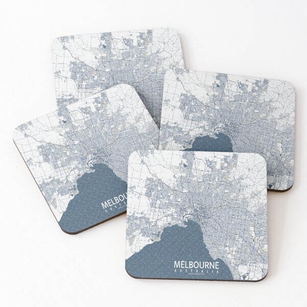 Item preview, Melbourne City Map of Australia - Coastal designed and sold by deMAP.
